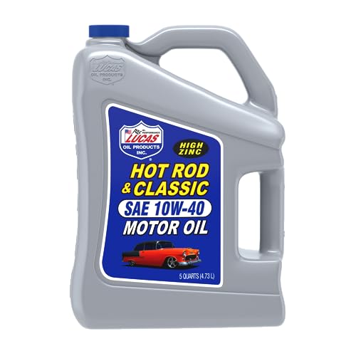 Lucas Oil 10683 Hot Rod & Classic Car SAE 10W-40 Motor Oil - 5 Quart by Lucas Oil - Used condition - US$36.84