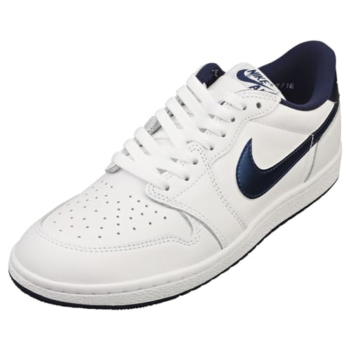 NIKE AIR JORDAN 1 Low 85 Mens Shoes Size - 10 White/Navy-White