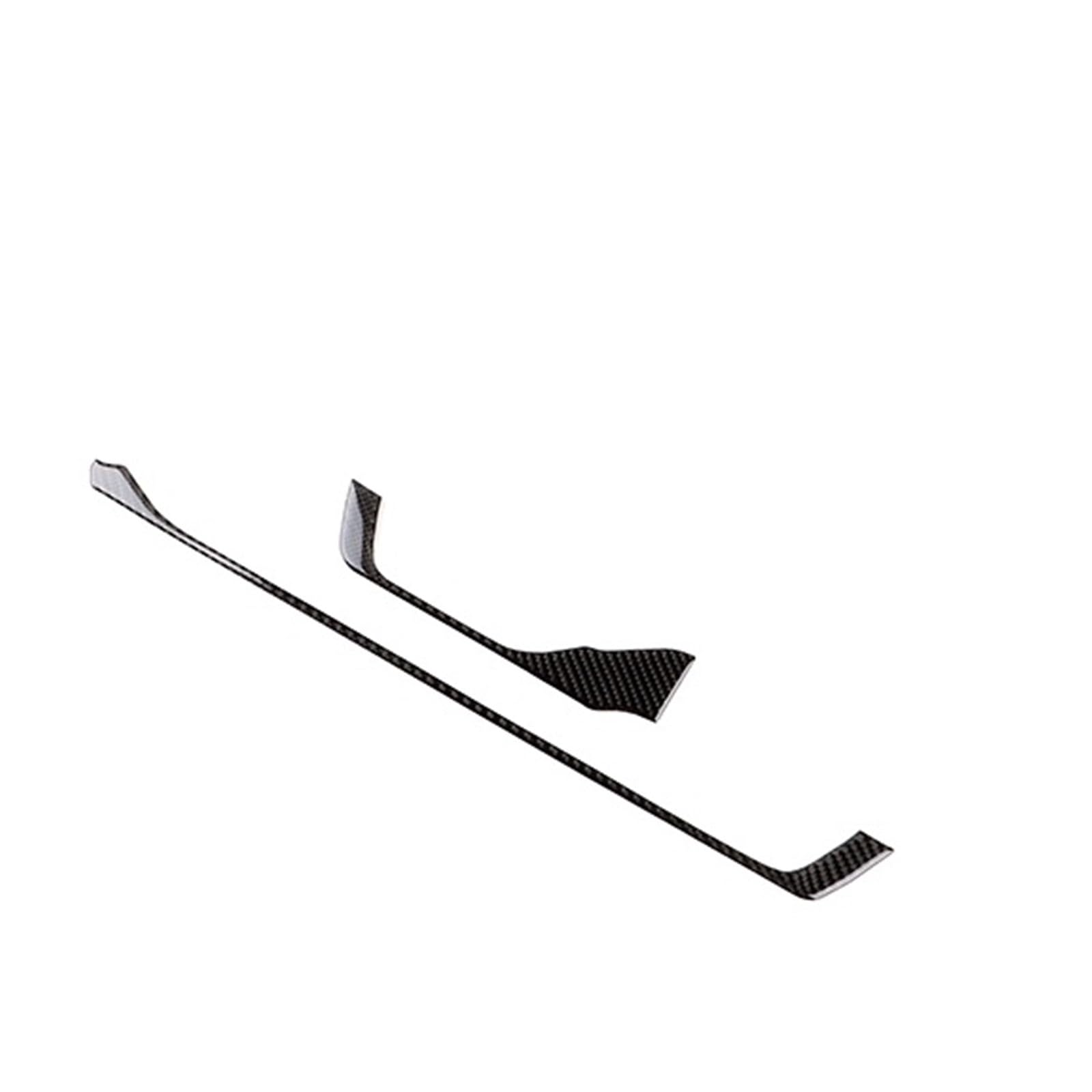 Car Trim Interior for Toyota for RAV4 XA50 2019-2025 LHD RHD Car Dashboard Decor Strip Trim Soft Carbon Fiber Sticker Interior Mouldings(for LHD Black)