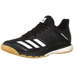 adidas-Originals-Womens-Crazyflight-X-2-Volleyball-Shoe adidas Women's Crazyflight X 3 Volleyball Shoe, Black/White/Gum, 8 M US