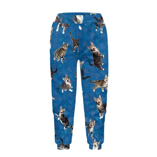 Cumagical Sweatpants for Girls Trendy Pants for Kids Graphic Boys Joggers Pants