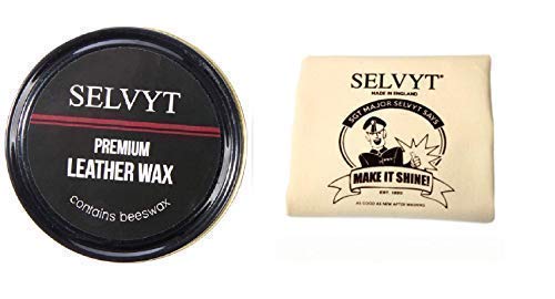SelvytSgt. Major SR B Polishing Cloth 35x35cm and Leather Wax