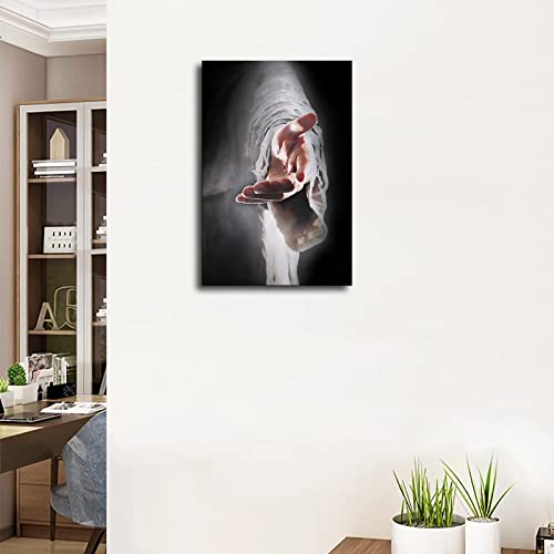 Jesus Poster Give Me Your Hand God Christ Wall Art- Jesus Pictures For Wall Canvas Print Bedroom Living Room Religious Jesus Decor Lyyui #TOP3
