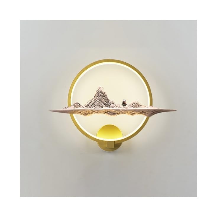 Außenbeleuchtung Wandleuchte im chinesischen Stil Wohnzimmer TV Hintergrund Wanddekorative Lampe, Außenwandleuchte, Treppe Flur Gehen Nachttischlampe im Schlafzimmer Verandabeleuchtung im Freien(A)