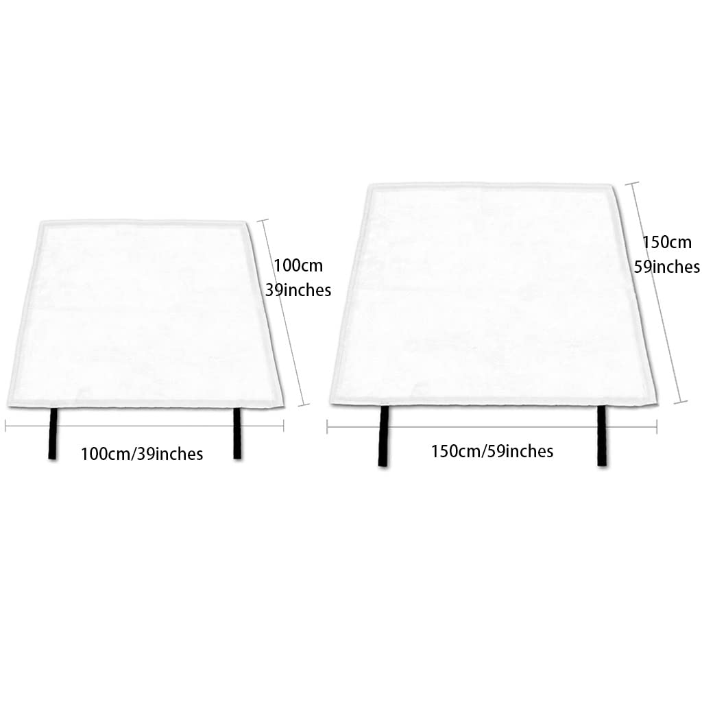 Mantas ignífugas Manta Ignífuga De Silicona Auto-Luminosa, Manta Ignífuga De Alta Tecnología, Mantas De Emergencia De Cocina, 2 Especificaciones (Color : Yellow, Size : 59 * 59inches)