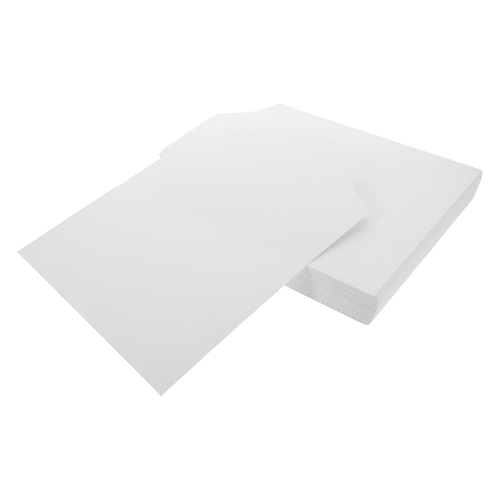 Inserts en carton blanc pour organisation des vêtements et emballage DIY de t-shirts