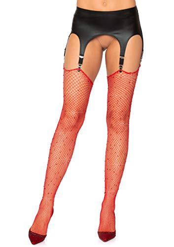 Image of Leg Avenue Women's Unfinished Top Industrial Fishnet Stockings