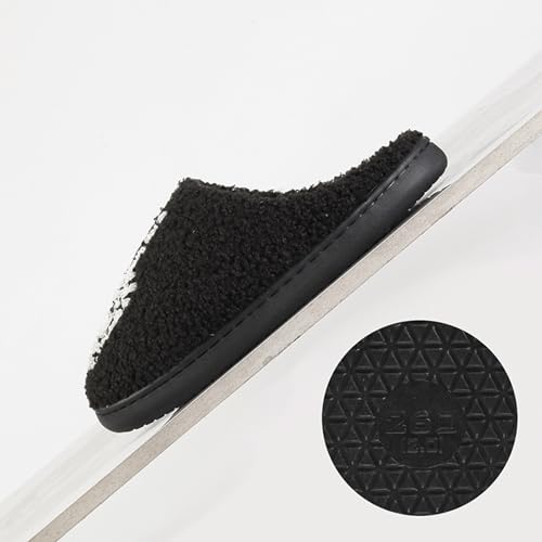 Image of Slippers for Women Men Fuzzy Memory Foam Slipper Fluffy Winter Soft Warm Slip On House Shoes