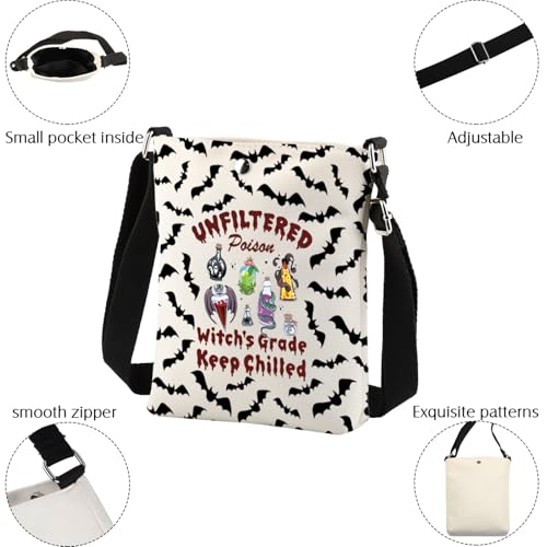 BNQL Unfiltered Poison Witches Crossbody Bag Halloween Witch Gifts Spooky Season Gifts Halloween Crossbody Cell Phone Purse 5