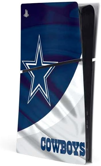 Skinit Decal Gaming Skin Compatible with PS5 Slim Digital Edition Console - Officially Licensed NFL Dallas Cowboys Design