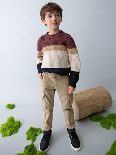 Mayoral Knit Pants for Boys Wheat4