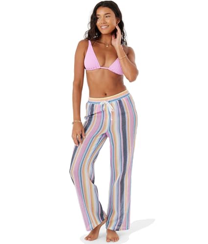 Roxy Women's Beach Casual Drawstring Elastic Waist, Travel, Everyday Wear, Summer Pant3