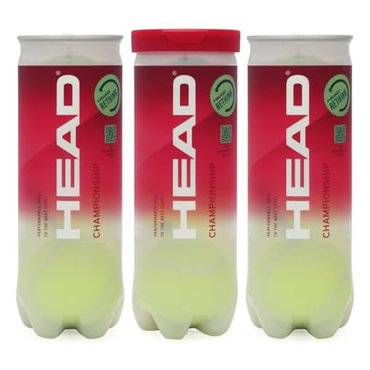 Bola de Tênis Head Championship Pack com 3 Tubos