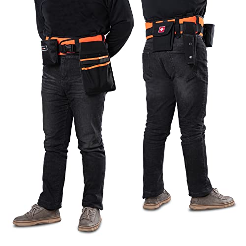 YARDMARIS Chainsaw Tool Belt, Adjustable Felling Tool Carrier Belt, Forestry Work Tool Belt, Logging Tool Holder/Hanging Pouch Kit