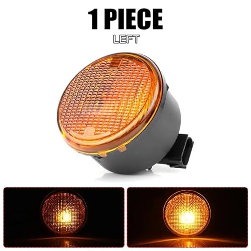 Luz direccional para Jeep Wrangler 2014-2017 ámbar de 12 V compatible con OEM 68200291AA 2