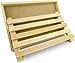Tabla Para Cortar Pan Con Recogemigas/ Tabla cortadora de Pan/ Tabla Para Cortar Pan Con Rejilla Extraíble Para Recogermigas Hecho de Madera Gran Capacidad, Renovable, Madera Natural(32cm x 22cm)