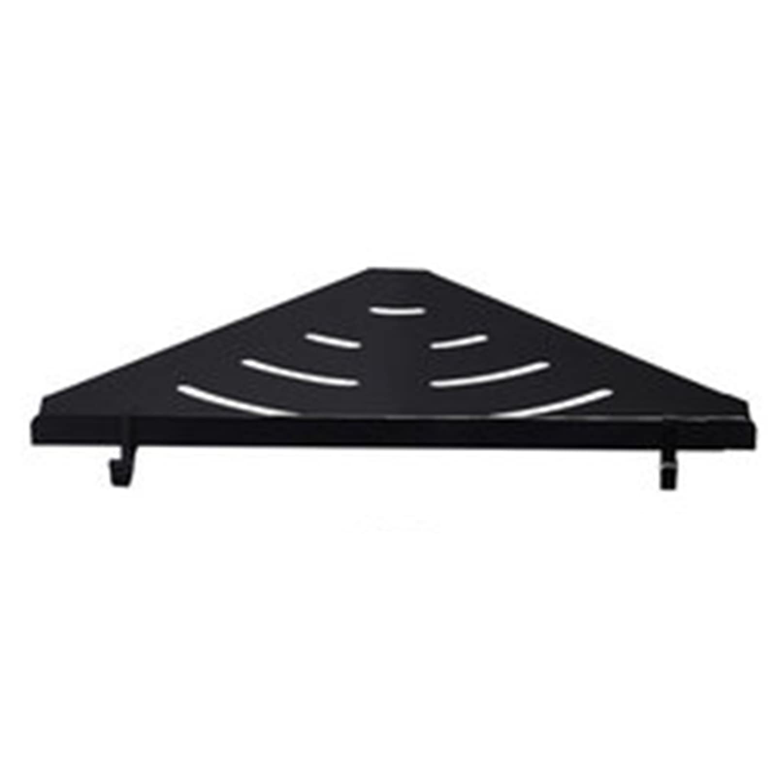 Space Aluminio Estantes Colgantes de Ducha Negros Esquina Almacenamiento de Pared Estante Triangular para baño Bandeja de Ducha Estantes de Pared, una Sola Capa