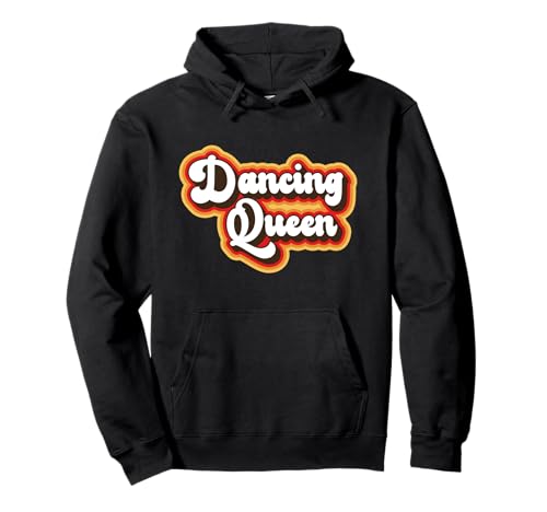 Dancing Queen Vintage années 70 Disco Classique Retro Colors Sweat à Capuche