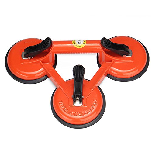 145Kg Heavy Duty 3 Ventosa Triple Pad Sucker Plate Glass Lifter Carrier Tool