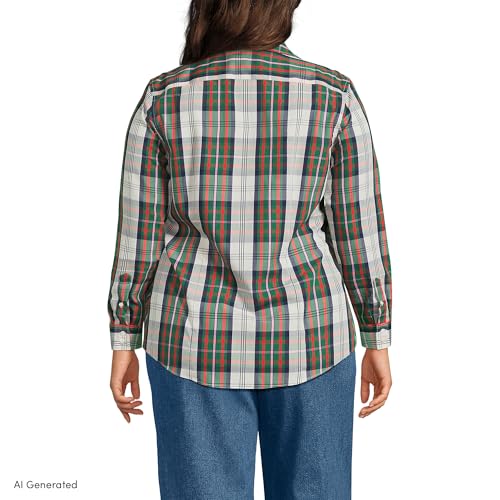 Image of Lands' End Women's Pinwale Cord Long Sleeve Shirt