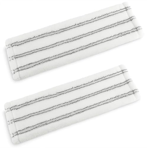 2 Stück Bodenwischer Bezug, Wischbezüge, Wischbezug, Bodenwischer Ersatzbezug, Flecken Schnell Entfernen, Ideale Schmutzaufnahme & Starke Wasseraufnahme, Bodenwischer Bezug für Alle Bodenarte(L)