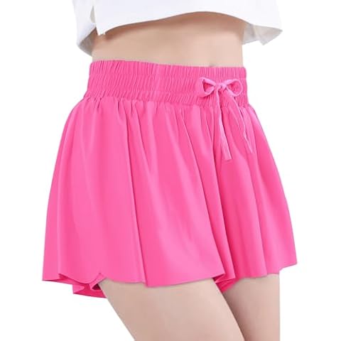 EXARUS Girls Athletic Flow Shorts Cover