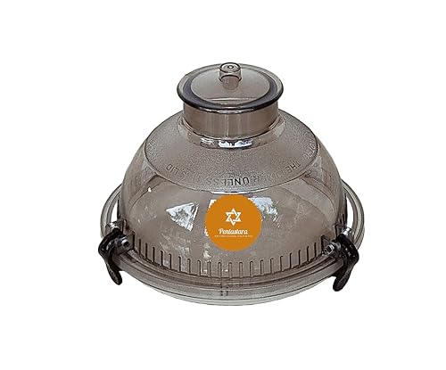 Image of SUJATA inchDome Jar Lid With Clips inch (Dome lid /Cap with Silicone Gasket only,.,)