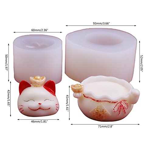 Moule sugarcraft 3D chat et emporte-pièce de cuisson pour décoration gâteau - 5