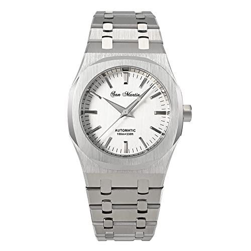 Montres Miyota 9015 San Martin SN013G l'élégance vintage mécanique et verre saphir