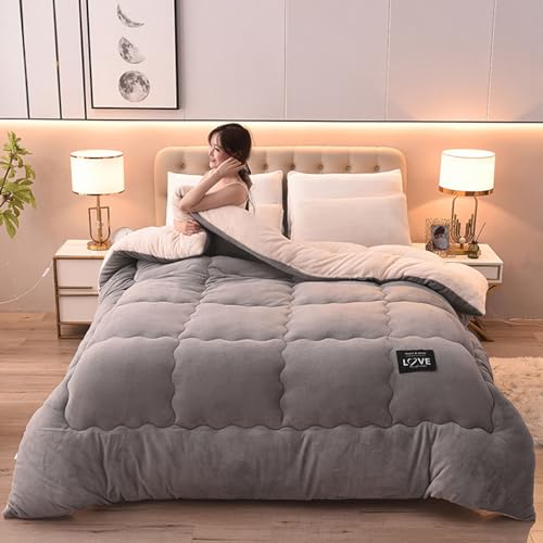 Edredón de invierno térmico y grueso para olvidarse del frío en camas de 180x220 cm 2