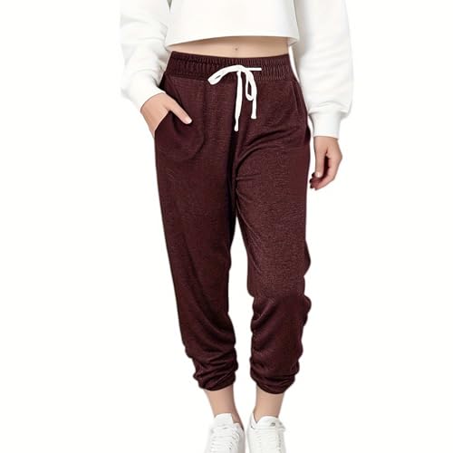 Women Baggy Sweatpants with Pockets Lounge Womens Pajama Pants Female Trouser