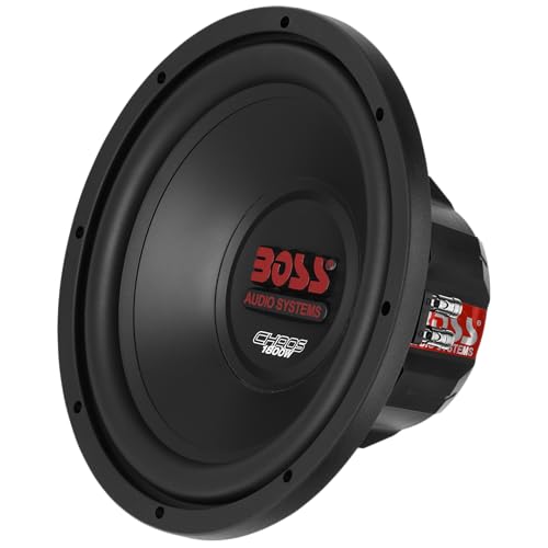BOSS Audio Systems CH10DVC Chaos Series 10 Inch Car Subwoofer - 1500 Watts Max, Dual 4 Ohm Voice Coil, Sold Individually, Hook Up to Amp
