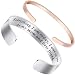MS.CLOVER Everything I am Today I Owe to You Secret Message Bracelet Gifts for Mom - Mother of The Bride Gift.