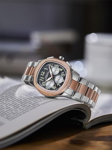 Image of French Connection Megachron | Chronograph Grey Dial | Two Tone Stainless Steel Strap | Watch for Men - FCD5RTM