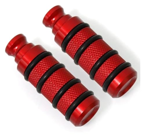 Fußrasten Für Suz&uki Gsx S750 Sv650 Gsx1300r GSR 600 Für Bandit 600 650 1200 1250 6mm Motorrad Fußstütze Schalthebel Fuß Peg Pedal Motorrad Fußrasten(rot)