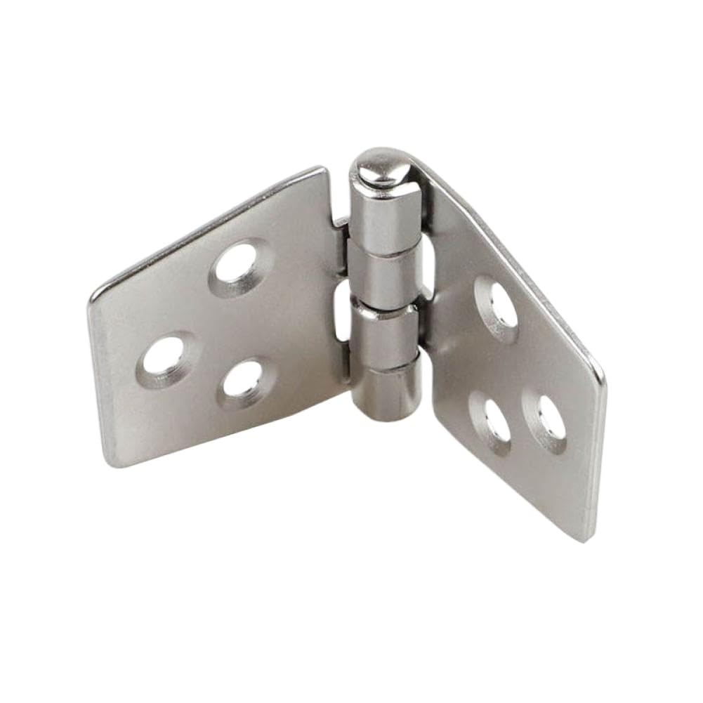 Boat Hinge 316 Stainless Steel Strap Door Window Cabinet Deck Flush Mount Compatible with Marine Yacht RV Camper