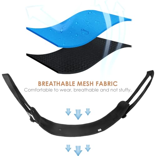 MHwan Tragehilfe Hund, Hundefreundliches blaues Design mit Verstellbarer tragegurt Hund, die behinderten und älteren Hunden beim Spazierengehen sicheren Halt bietet, treppenhilfe für Hunde (M)