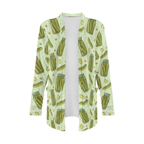 Image of Cardigan Sweaters for Women Long Sleeve Cardigan Soft Drape Open Front Fall Dusters V-Neck Jackets Dressy Loose Coat