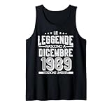 Photo Gallery cadeau 34 ans anniversaire homme femme vintage dicembre 1989 canotta Photo Gallery cadeau 34 ans anniversaire homme femme vintage dicembre 1989 canotta