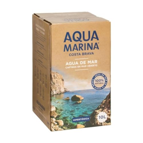 AQUAMARINA Costa Brava. Agua marina Isotónica 10L Bag In Box. Microfiltrada, sin aditivos. Aporta 75 minerales y oligoelementos necesarios en tu organismo. Más saludable remineraliza tu cuerpo.
