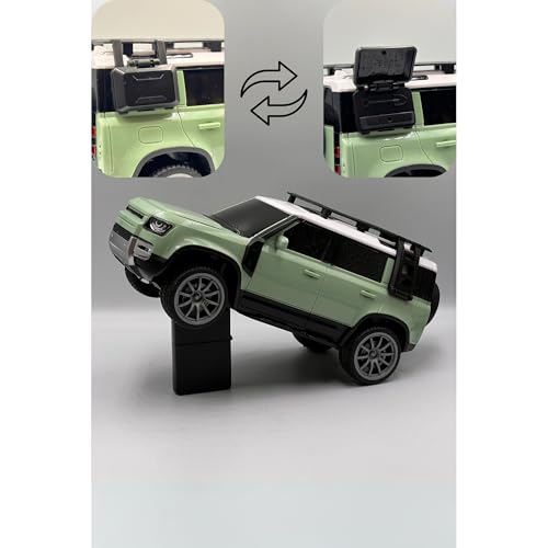 Giffy/Oyuncak Uzaktan Kumandalı Şarjlı Full Fonksiyon Defender Model 27 Mhz Gerçekçi Tasarım Drift Atan Jeeep Araç (Yeşil)