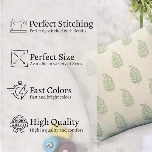 Image of Digital Print Cotton Canvas Throw Pillow Cover for Sofa | 18 X 18 Inch Decorative Pillow Cases for Home Decore | Boho Pillow Case for Living Room and Bed Room (Set of 1, 18 * 18)
