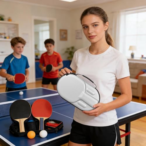 Organizadora para paletas y raquetas de tenis de mesa para torneos y gimnasios de clubes 2