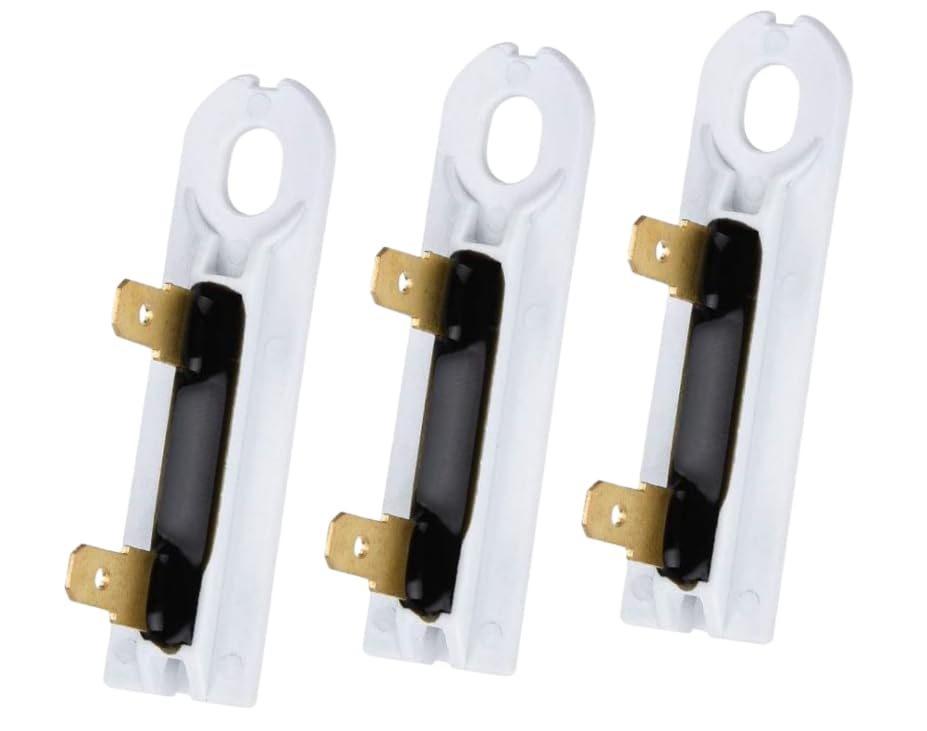 3392519 Dryer Thermal Fuse Replacement Part for Whirlpool Kenmore Dryers (3 Pack) Replaces wp3392519，3388651, 694511, 80005, AP6008325