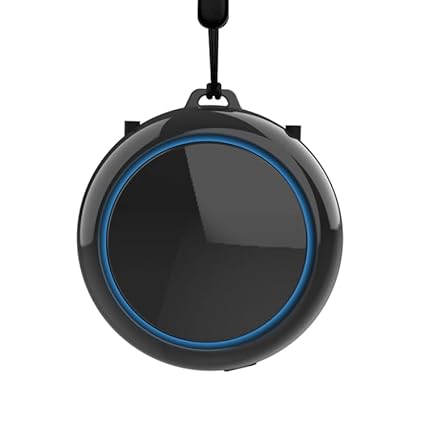 ELECTROPRIME Compatiable for Portable Air Filter Necklace Car Negative Ion Odor Remover(Black)