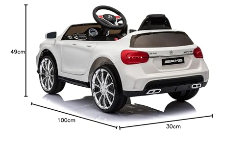 Bang Toys - Veículo Elétrico Mercedez Bens, Branco