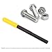 Thread Repair File, SAE Standard Thread Restoring File, 45 Steel High Strength File Thread Chaser, Thread Repair Tool, Thread Correction Hardware for Engineering, Home Projects