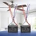 Podoy Ceiling Fan Capacitor CBB61 5 Wire for New Tech 4.5uf+5uf+6uf 250VAC (Pack of 2)