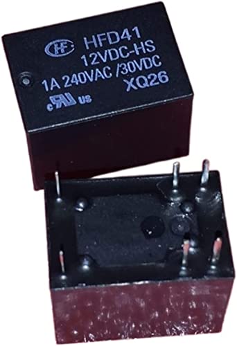 Relais HFD41 12VDC-HS mini commutateur 6 broches 1A pour isolation de signal