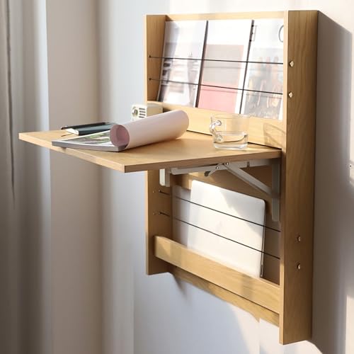 Table pliante murale blanche pour buanderie et espace couture - 3